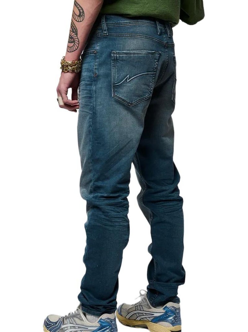 Kaporal Daxko Slim Fit Jeans voor Heren - Mid-Blauw Blauw - Kiabi