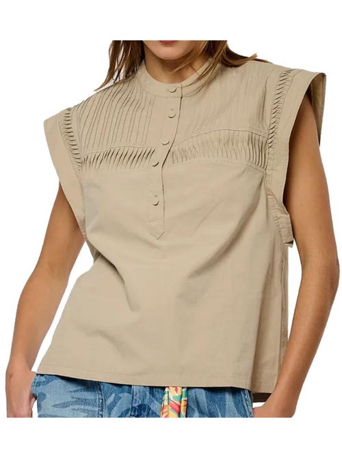 Kaporal EDDAH Dames Kaki Blouse - Kiabi Kaporal EDDAH Dames Kaki Blouse - Kiabi