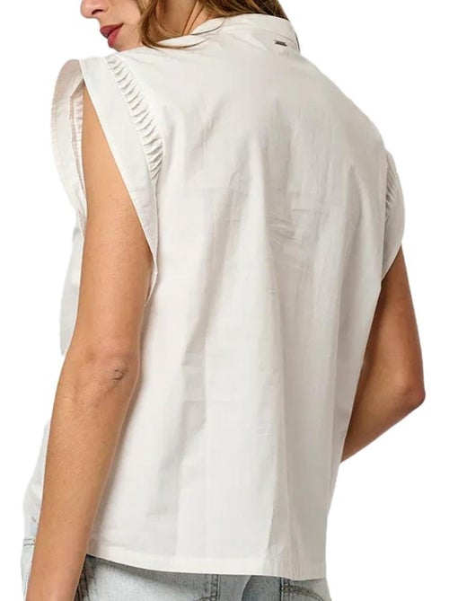 Kaporal Eddah Witte Damesblouse - Kiabi Kaporal Eddah Witte Damesblouse - Kiabi