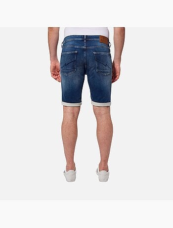 Kaporal elixe donkerblauwe jeans short voor heren