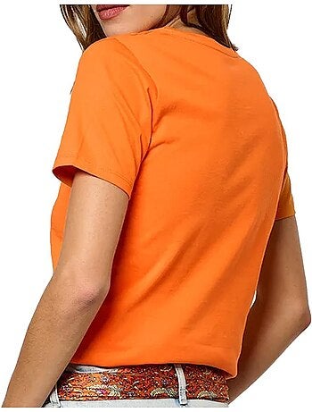 Kaporal eloae oranje t-shirt voor dames