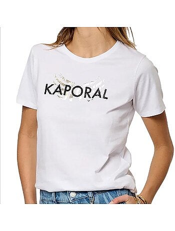 Kaporal eloae wit t-shirt voor dames