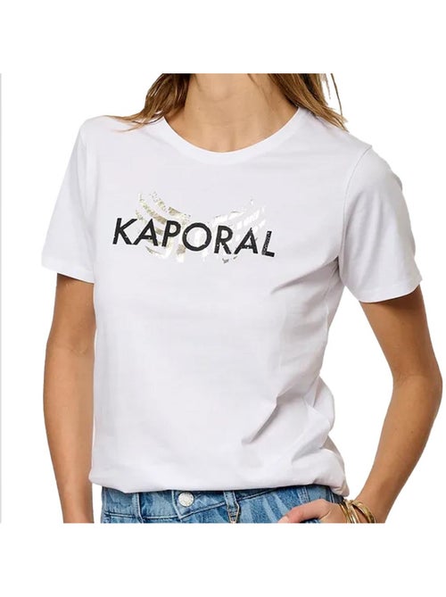 Kaporal ELOAE Wit T-shirt voor Dames - Kiabi Kaporal ELOAE Wit T-shirt voor Dames - Kiabi