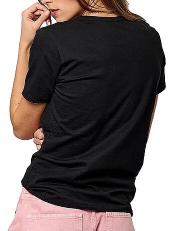 Kaporal eloae zwart t-shirt voor dames