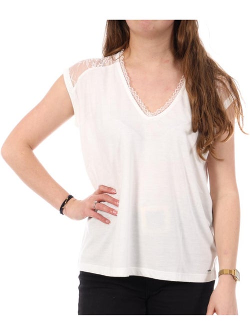 Kaporal FAITH Wit Dames T-shirt - Kiabi