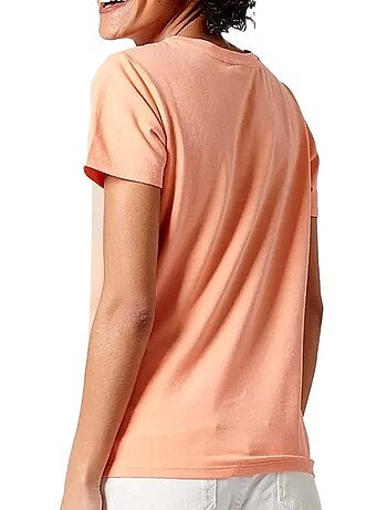 Kaporal fanjoe oranje t-shirt voor dames