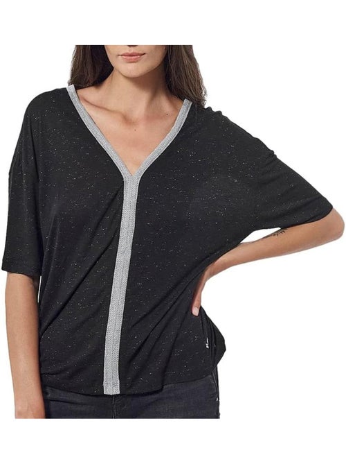 Kaporal Fanny Zwart Dames T-shirt - Kiabi