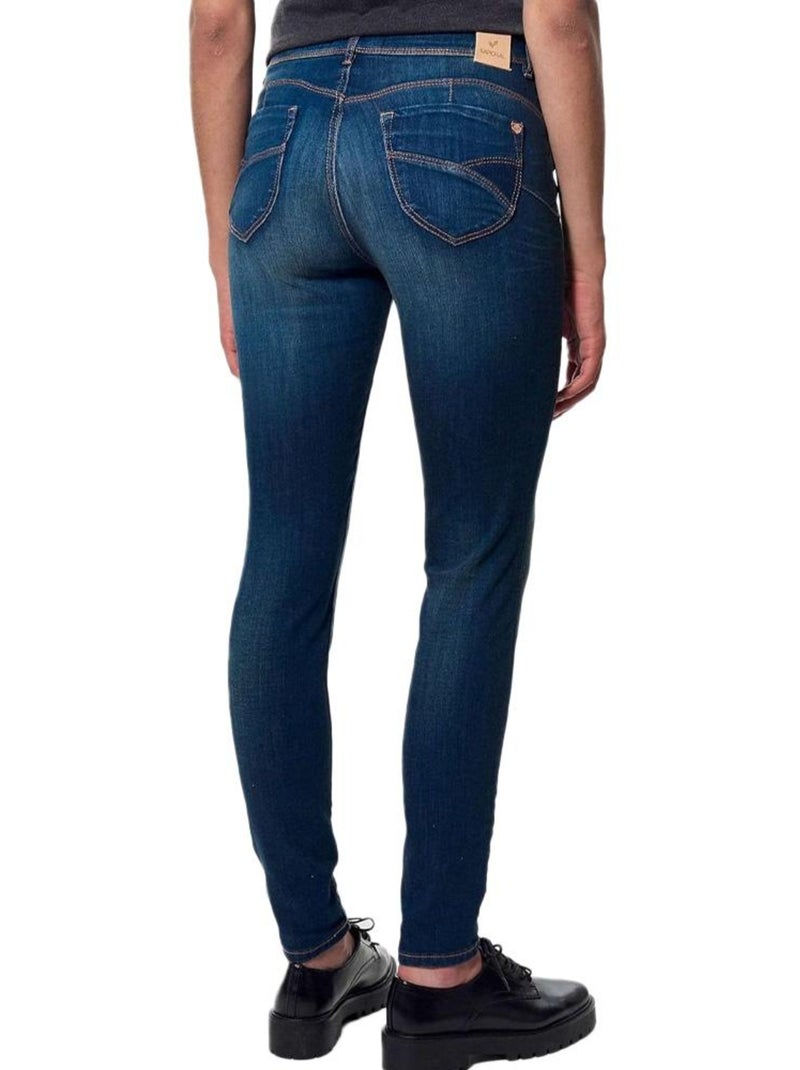 Kaporal Flore Slim Fit Jeans voor Dames - Lichtblauw Blauw - Kiabi