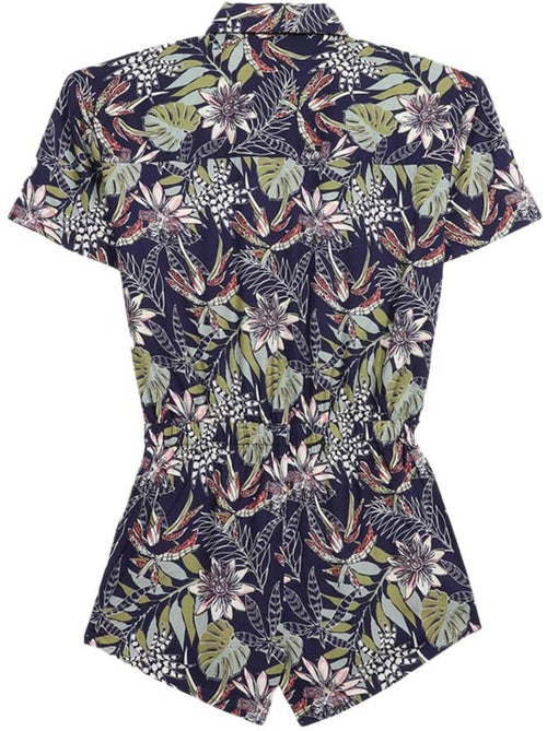 Kaporal Frida Combishort met Motief voor Meisjes - Marineblauw - Kiabi