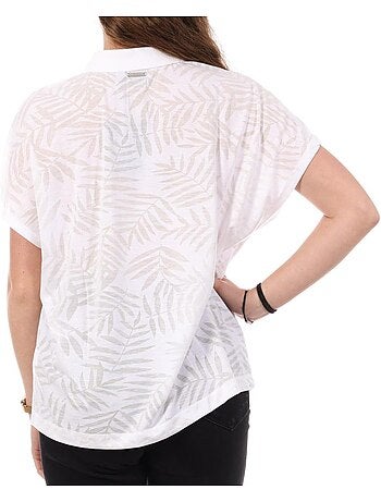 Kaporal fur witte polo voor dames