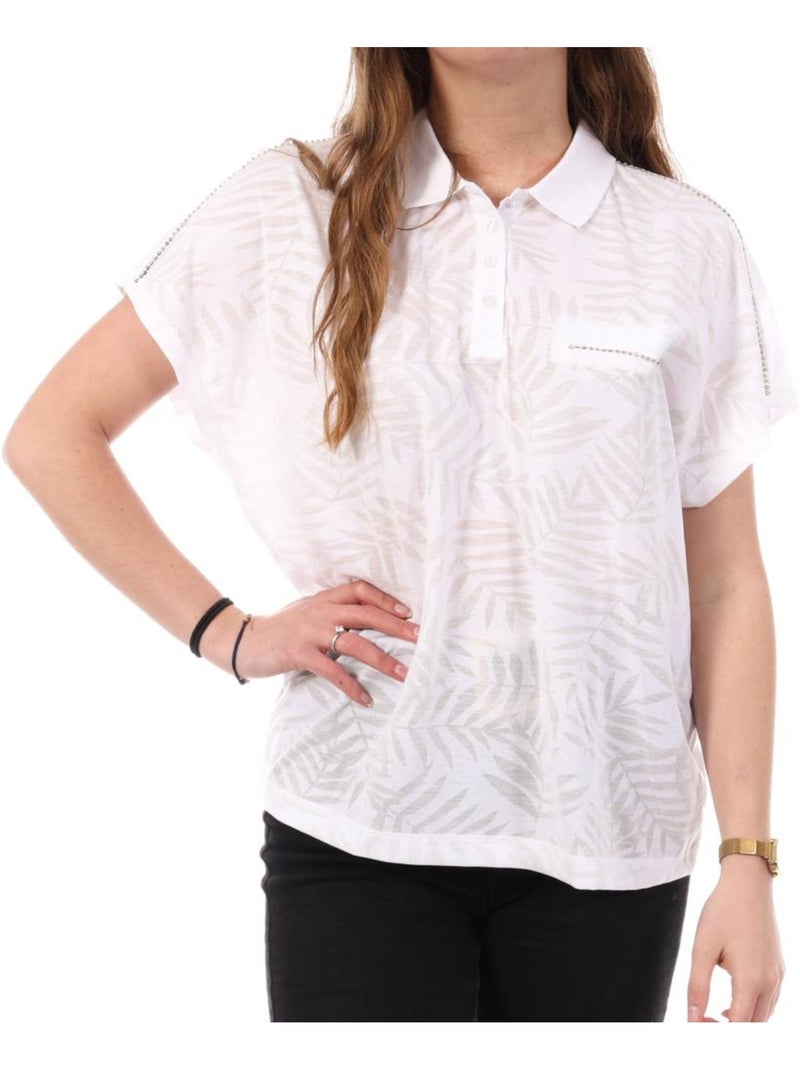 Kaporal FUR Witte Polo voor Dames Wit - Kiabi