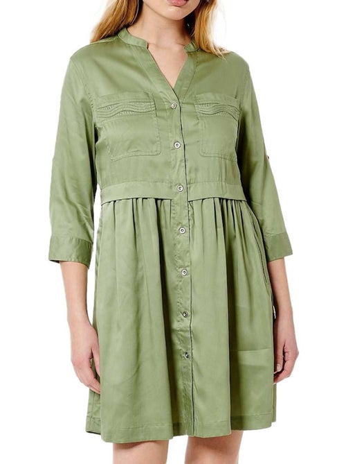 Kaporal Geek Groene Jurk voor Dames - Kiabi Kaporal Geek Groene Jurk voor Dames - Kiabi