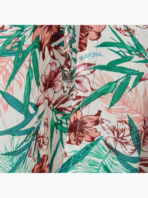 Kaporal Growe Witte Kimono met Bloemenprint voor Dames - Kiabi Kaporal Growe Witte Kimono met Bloemenprint voor Dames - Kiabi