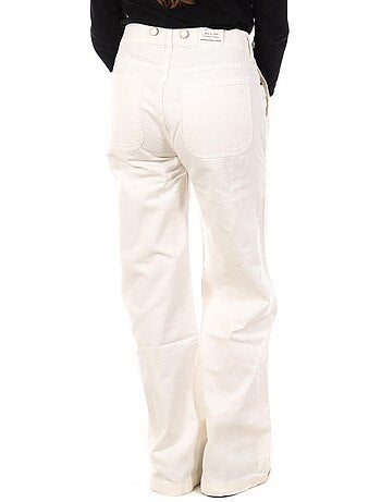 Kaporal jael witte straight fit jeans voor dames