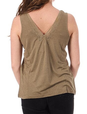 Kaporal jamy witte dames mouwloze top