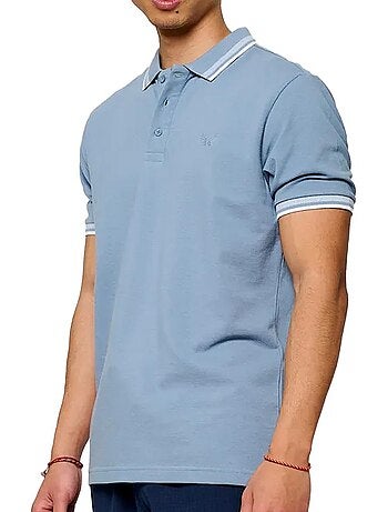 Kaporal jarod blauwe polo voor heren