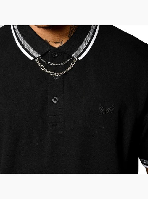 Kaporal Jarod Zwarte Polo voor Heren - Kiabi Kaporal Jarod Zwarte Polo voor Heren - Kiabi