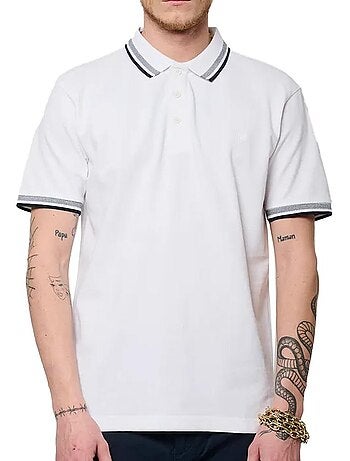 Kaporal jarode25 witte polo voor heren