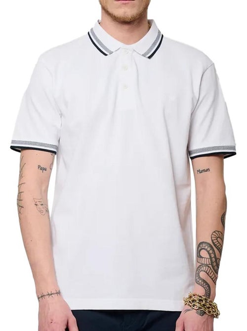 Kaporal JARODE25 Witte Polo voor Heren - Kiabi Kaporal JARODE25 Witte Polo voor Heren - Kiabi