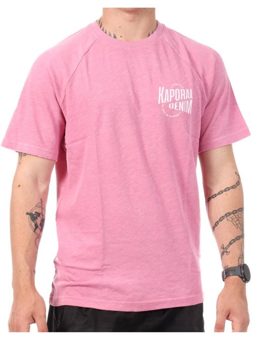 Kaporal JEALE Heren T-Shirt met Rozenprint - Kiabi Kaporal JEALE Heren T-Shirt met Rozenprint - Kiabi