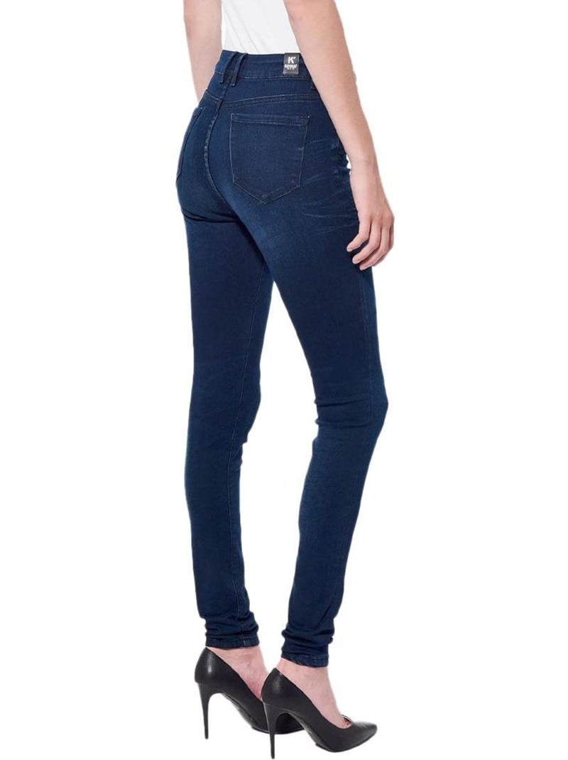 Kaporal JENAAH Donkerblauwe Damesjeans Denimblauw - Kiabi