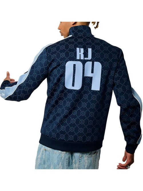 Kaporal Jenso Marine Heren Hoodie met Rits - Kiabi Kaporal Jenso Marine Heren Hoodie met Rits - Kiabi