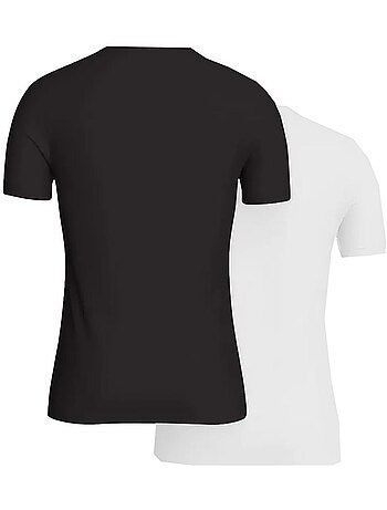 Kaporal jift t-shirts voor heren - 2-pack zwart/wit