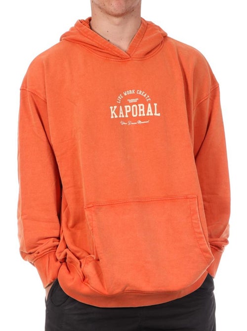 Kaporal Jimmy Oranje Heren Sweatshirt - Kiabi Kaporal Jimmy Oranje Heren Sweatshirt - Kiabi