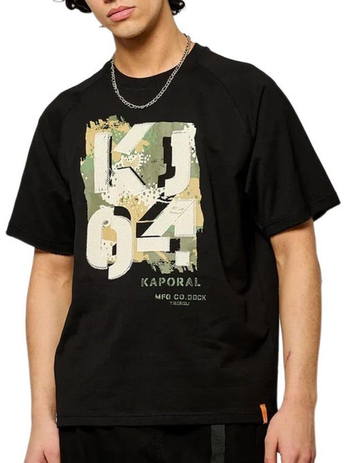 Kaporal jock zwart t-shirt voor heren - Kiabi