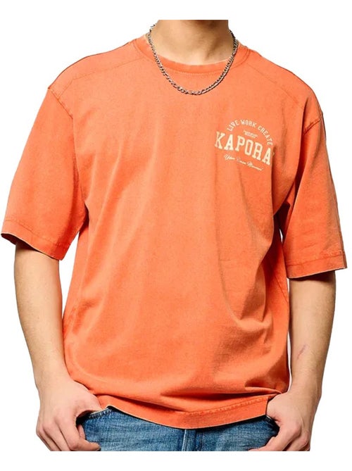 Kaporal joey oranje t-shirt voor heren - Kiabi Kaporal joey oranje t-shirt voor heren - Kiabi
