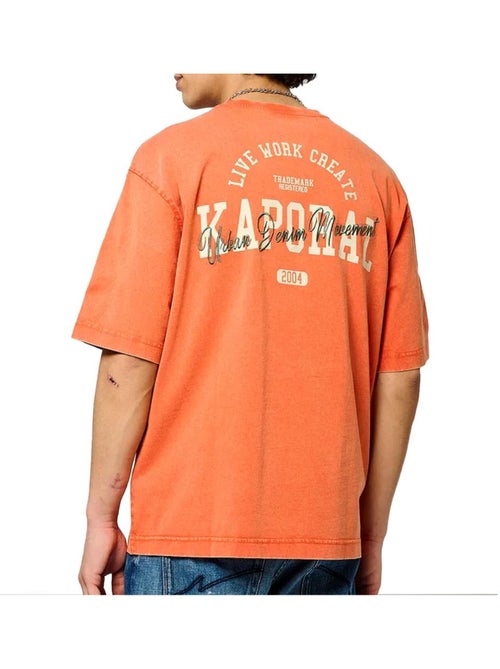 Kaporal joey oranje t-shirt voor heren - Kiabi Kaporal joey oranje t-shirt voor heren - Kiabi