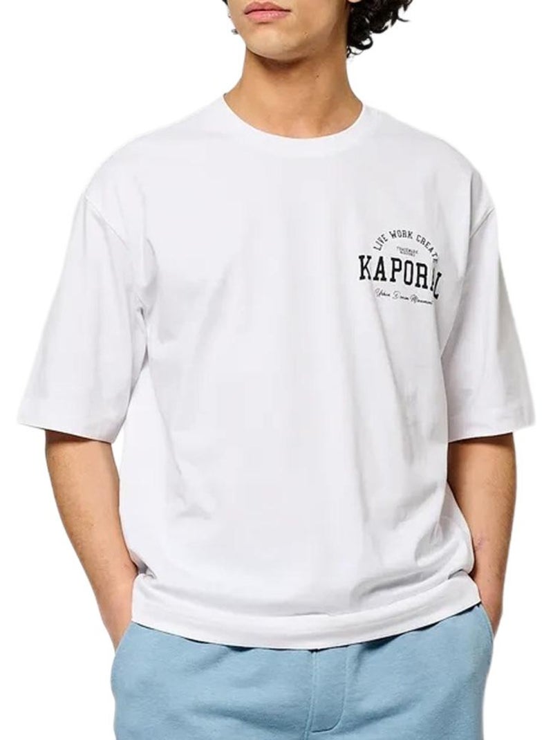 Kaporal joey wit t-shirt voor heren Wit - Kiabi