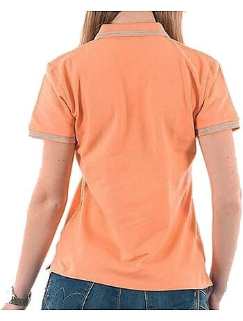 Kaporal jule oranje polo voor dames