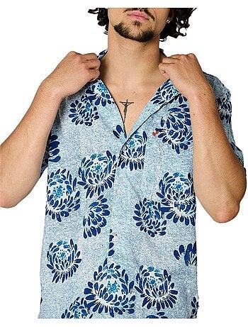 Kaporal kamizh herenoverhemd blauw