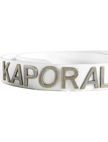 Kaporal kezel zwarte herenriem