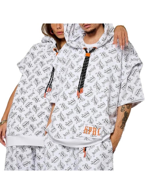 Kaporal Kp Vogy Wit Unisex Sweatshirt voor Heren - Kiabi Kaporal Kp Vogy Wit Unisex Sweatshirt voor Heren - Kiabi
