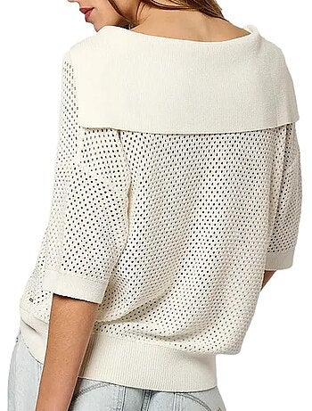 Kaporal laiza witte polo voor dames