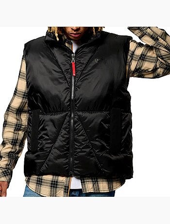 Kaporal laslo zwarte mouwloze bodywarmer voor heren