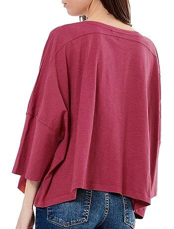 Kaporal lexi fuchsia t-shirt voor dames