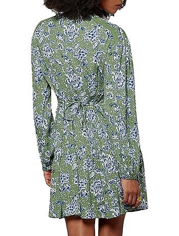 Kaporal maelh dames jurk kaki/blauw
