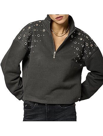 Kaporal magie grijs dames sweatshirt