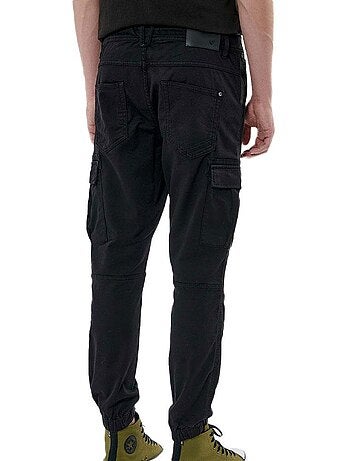 Kaporal malki zwarte cargo broek voor heren
