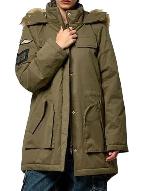 Kaporal MANON Kaki Parka voor Dames - Kiabi Kaporal MANON Kaki Parka voor Dames - Kiabi