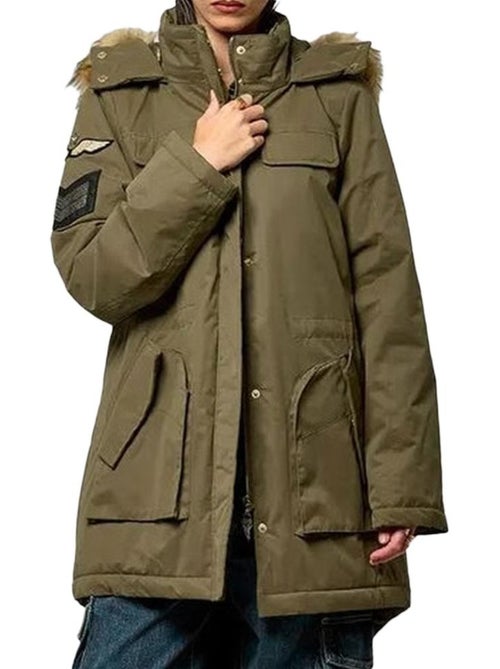 Kaporal MANON Kaki Parka voor Dames - Kiabi Kaporal MANON Kaki Parka voor Dames - Kiabi