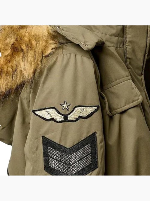 Kaporal MANON Kaki Parka voor Dames - Kiabi Kaporal MANON Kaki Parka voor Dames - Kiabi