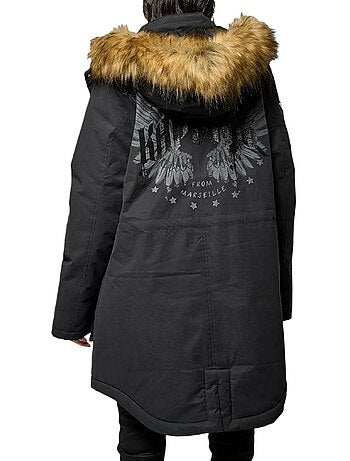 Kaporal manon zwarte parka voor dames