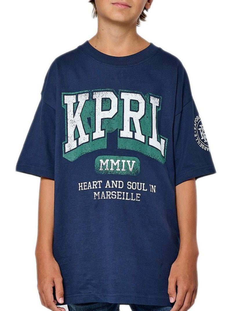 Kaporal MARSOH Jongens T-shirt Marineblauw Marineblauw - Kiabi