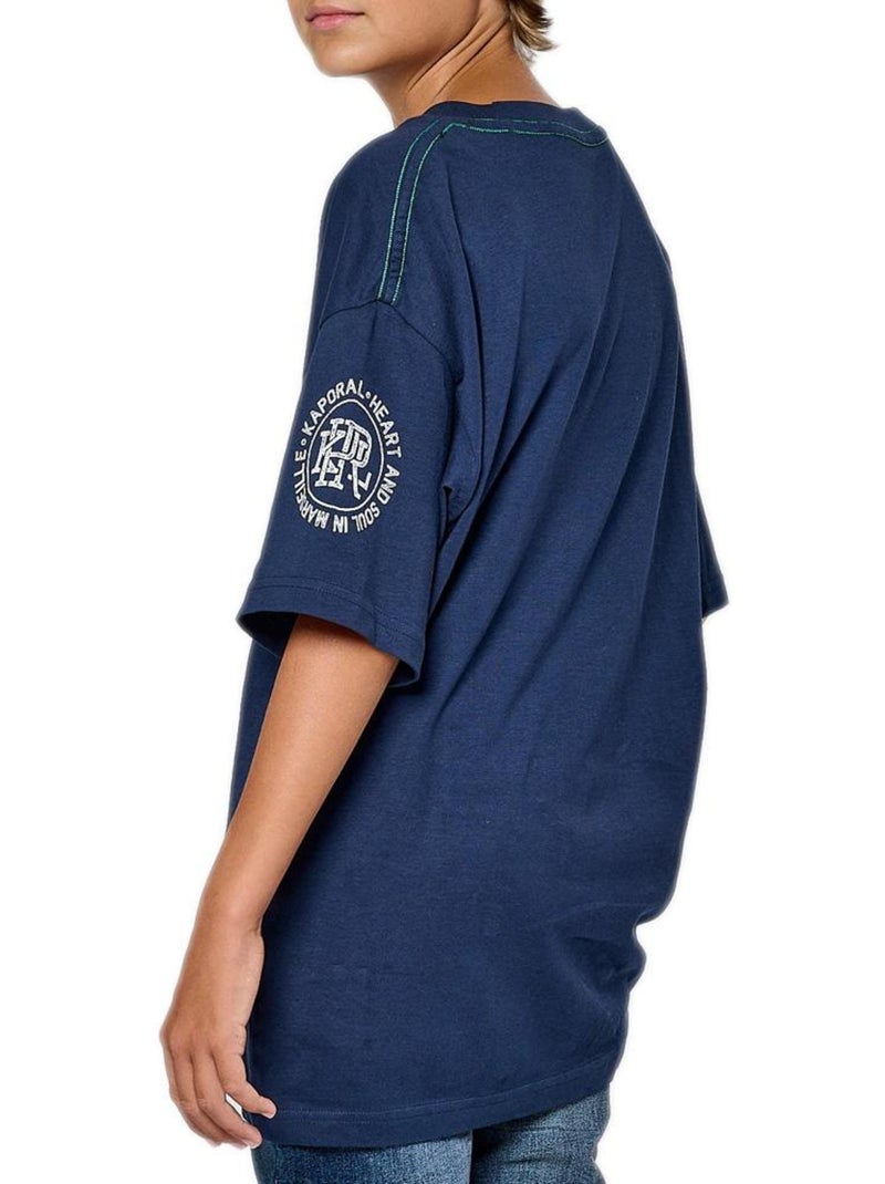 Kaporal MARSOH Jongens T-shirt Marineblauw Marineblauw - Kiabi