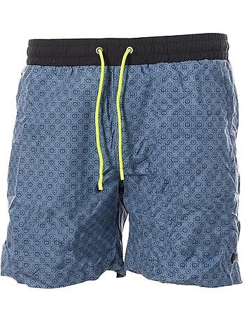 Kaporal martye heren zwemshort marineblauw/blauw met print