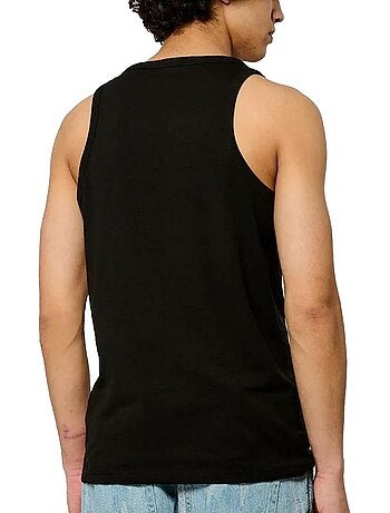Kaporal mash zwart heren mouwloos t-shirt